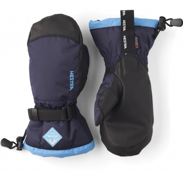 Hestra Gauntlet CZone Junior Mitten Dark Navy / Turquoise